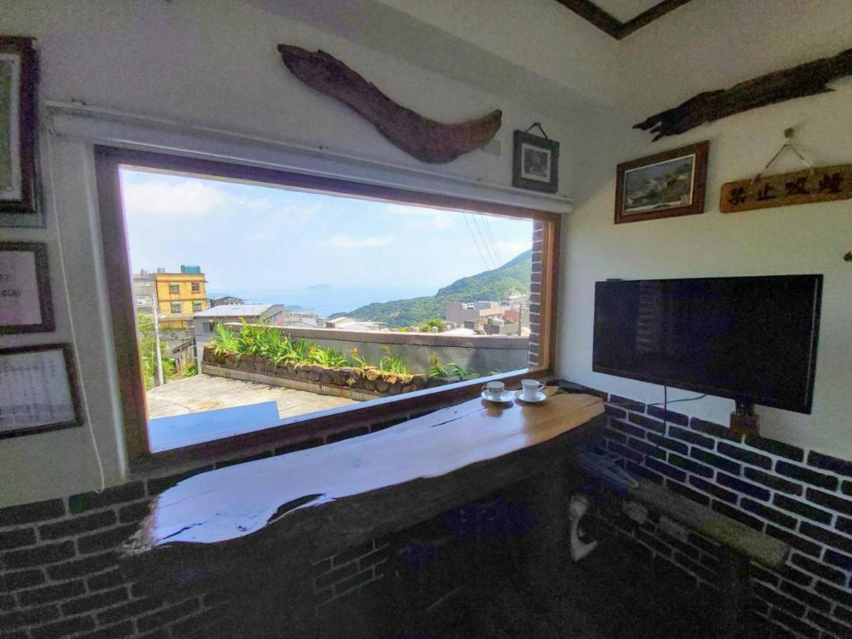九份山海灣民宿 I 近老街 L 海景檜木房 Exterior foto