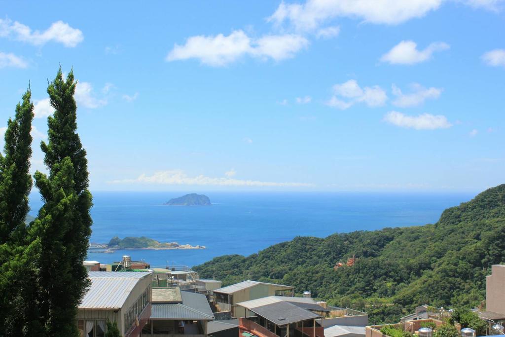 九份山海灣民宿 I 近老街 L 海景檜木房 Exterior foto