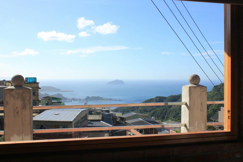 九份山海灣民宿 I 近老街 L 海景檜木房 Exterior foto