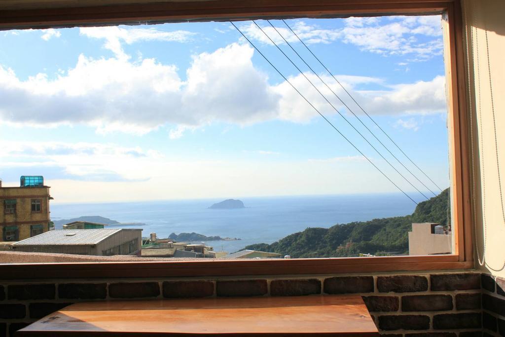 九份山海灣民宿 I 近老街 L 海景檜木房 Exterior foto